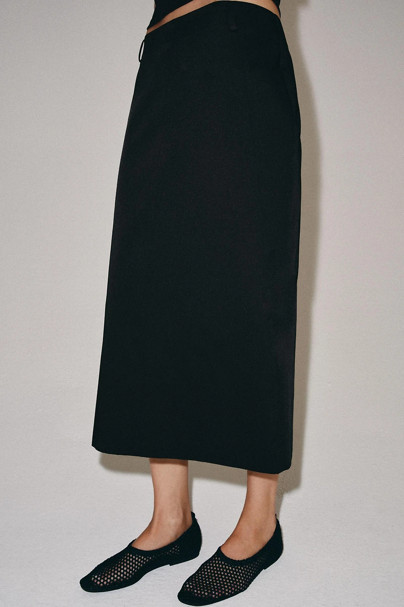 ZW COLLECTION MIDI SKIRT WITH SLIT