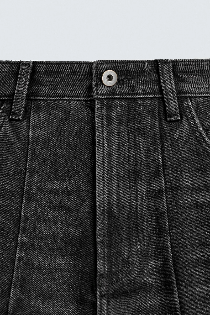 JEANS BALLOON FIT À FERMETURES ÉCLAIR