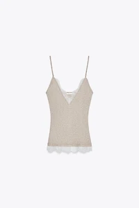 LACE STRAPPY TOP