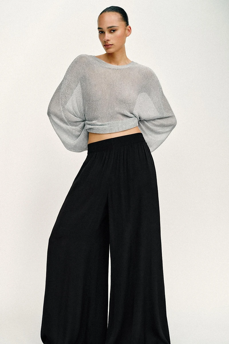 FLOWY WIDE LEG PANTS