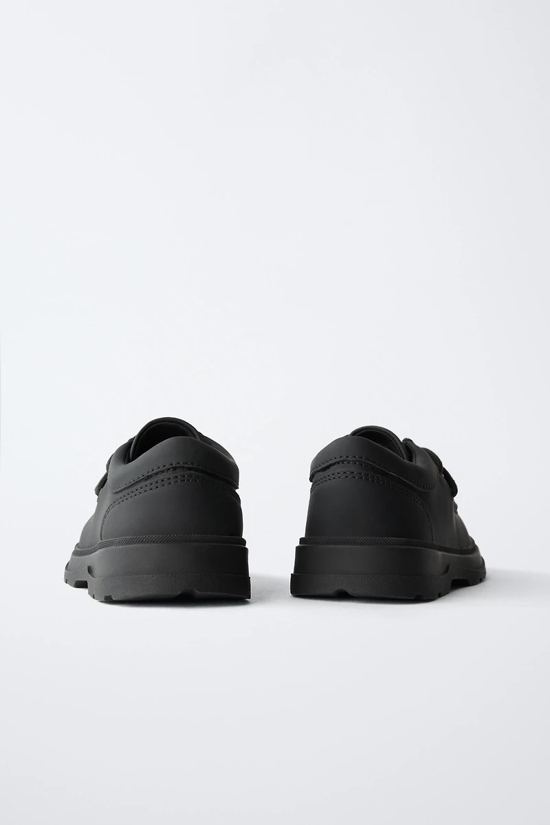 MOC TOE SHOES WITH BINDING