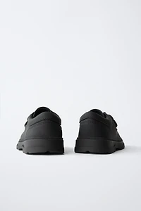 MOC TOE SHOES WITH BINDING