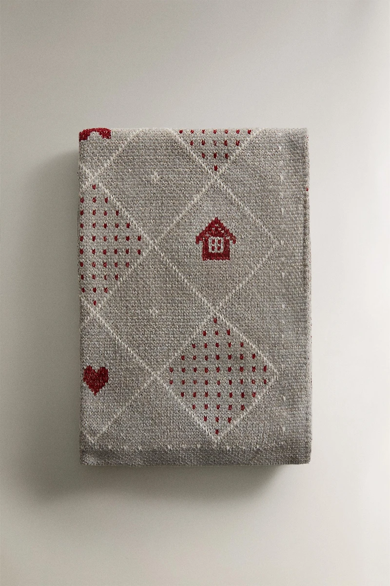 CHRISTMAS CHENILLE BABY BLANKET