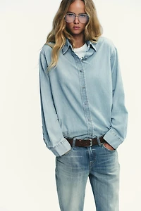 TRF LONG DENIM SHIRT