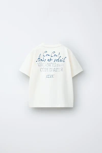 T-SHIRT À INSCRIPTION IMPRIMÉE