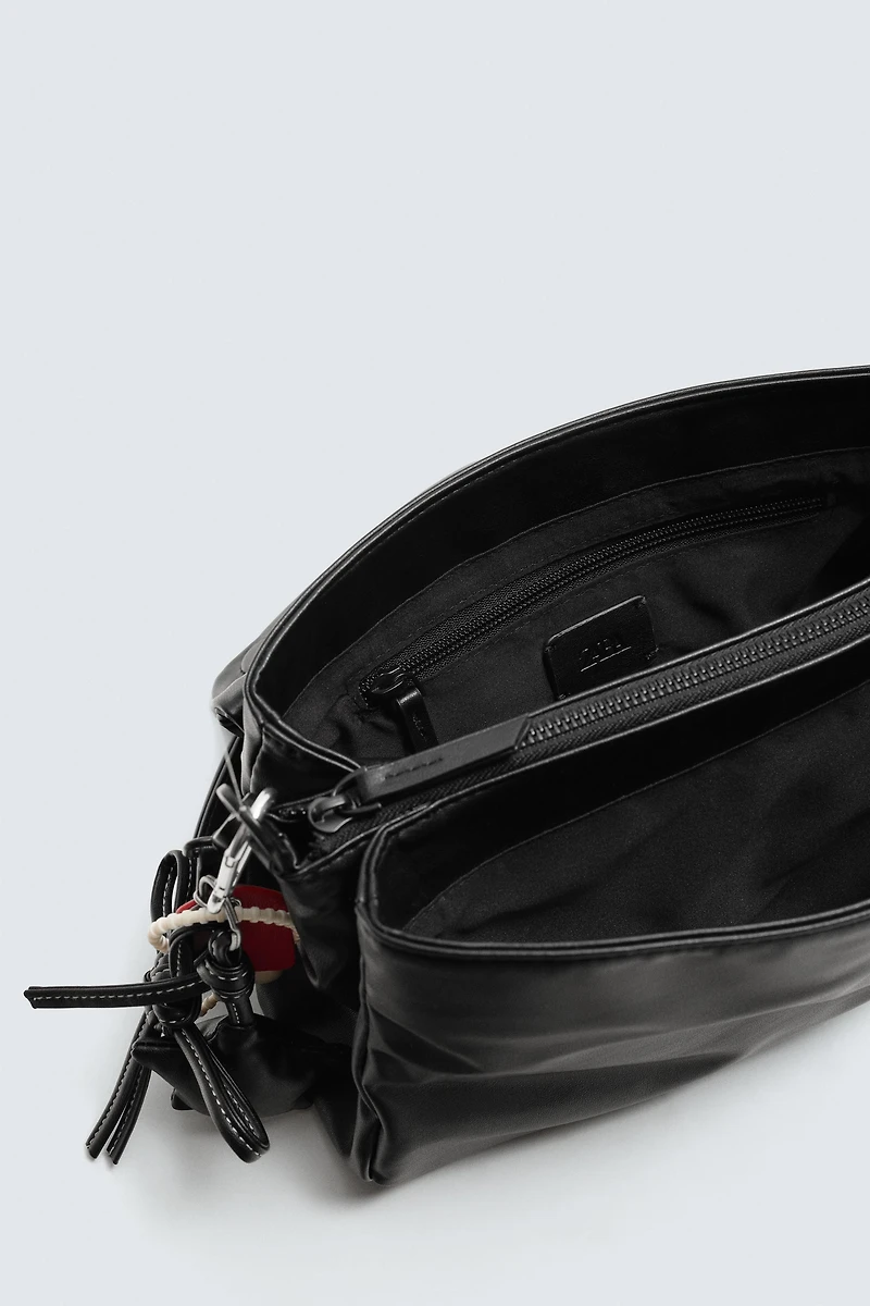 KEYCHAIN FLAP CROSSBODY BAG