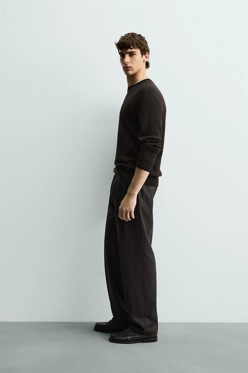 REGULAR FIT COTTON JUMPER