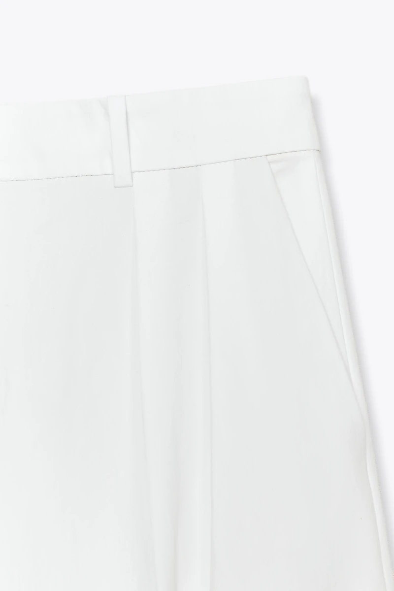 ZW COLLECTION TECHNICAL EFFECT PLEATED PANTS