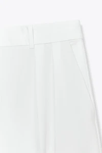 ZW COLLECTION TECHNICAL EFFECT PLEATED PANTS