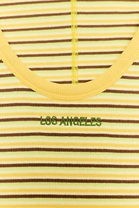 STRIPED TEXTURED TOP