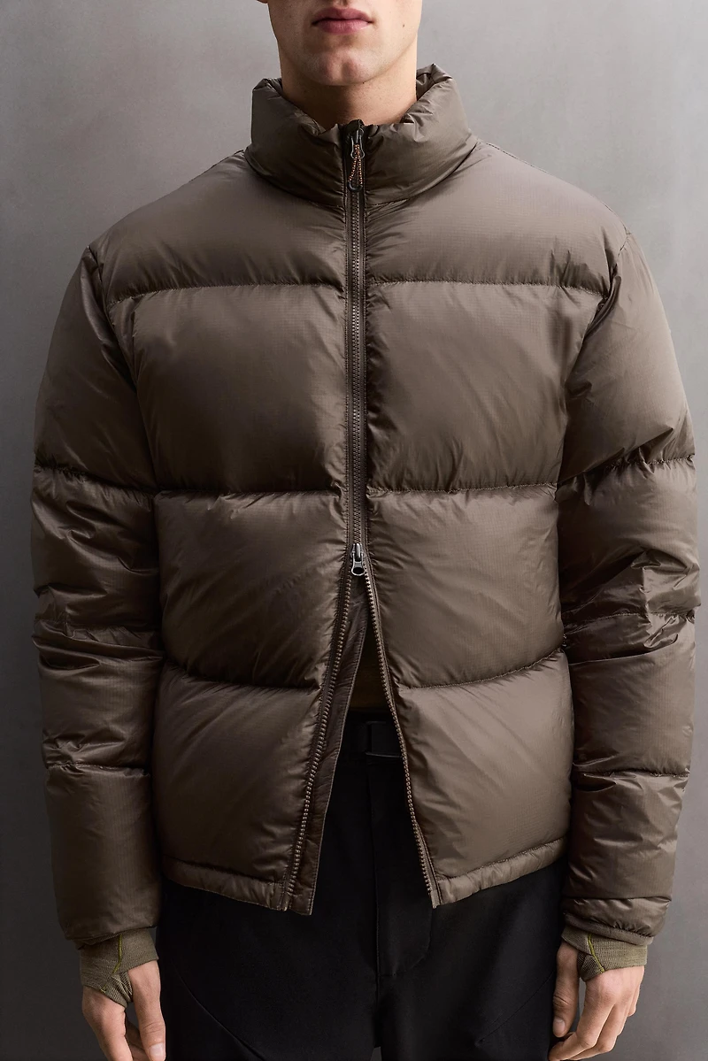 BLOUSON DOUDOUNE MÉLANGE PLUMES