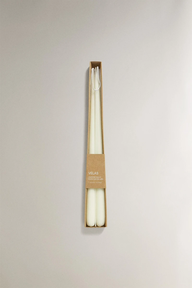 LONG DECORATIVE CANDLE (SET OF 2)