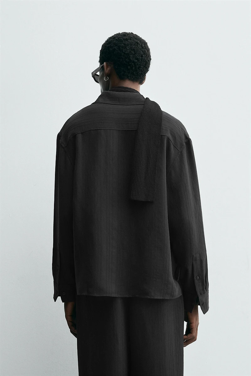 STRIPED JACQUARD SHIRT