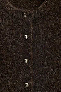 BALL BUTTON KNIT CARDIGAN