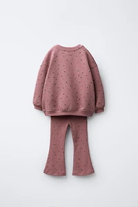ENSEMBLE SWEAT-SHIRT ET LEGGING FLEURS