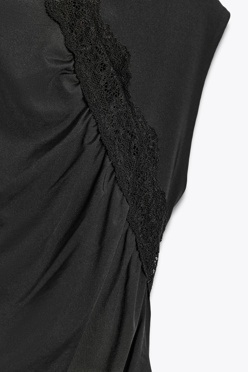 POLYAMIDE LACE TOP