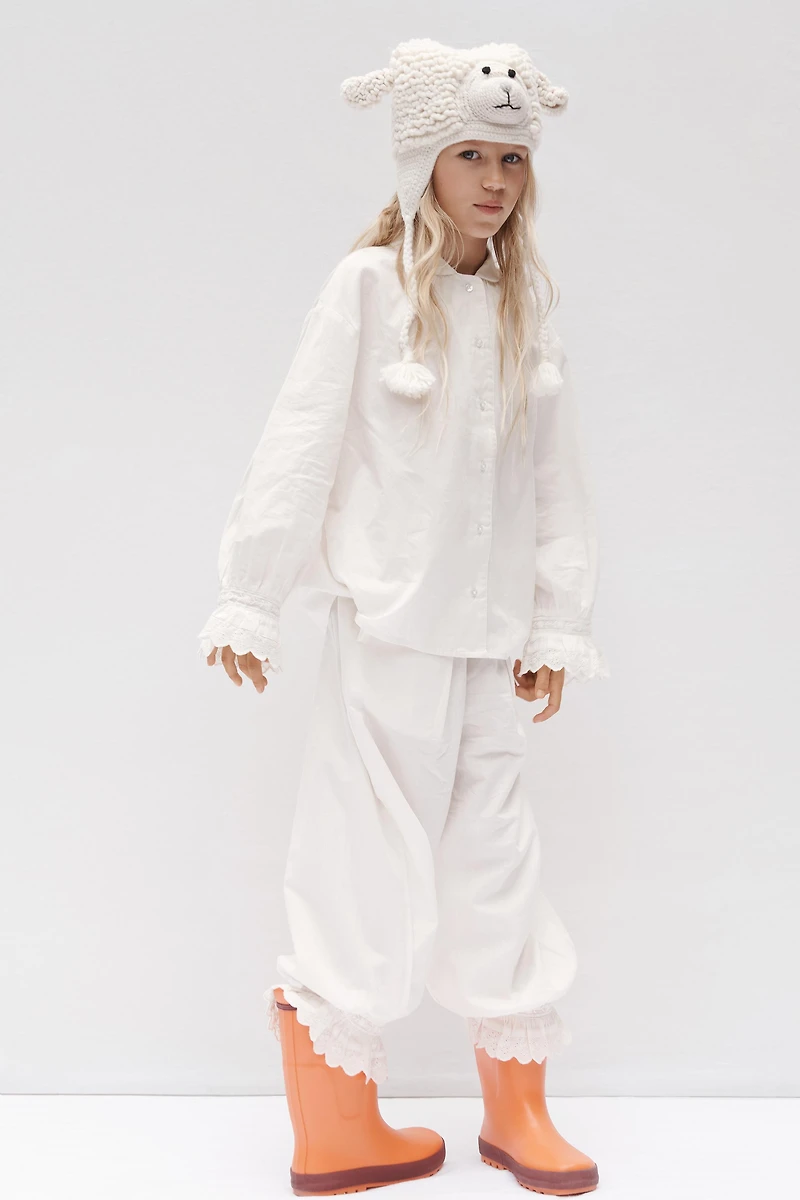 LIMITED EDITION EMBROIDERED PAJAMA SHIRT