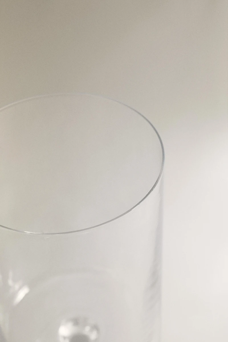 STRAIGHT CRYSTALLINE GLASS