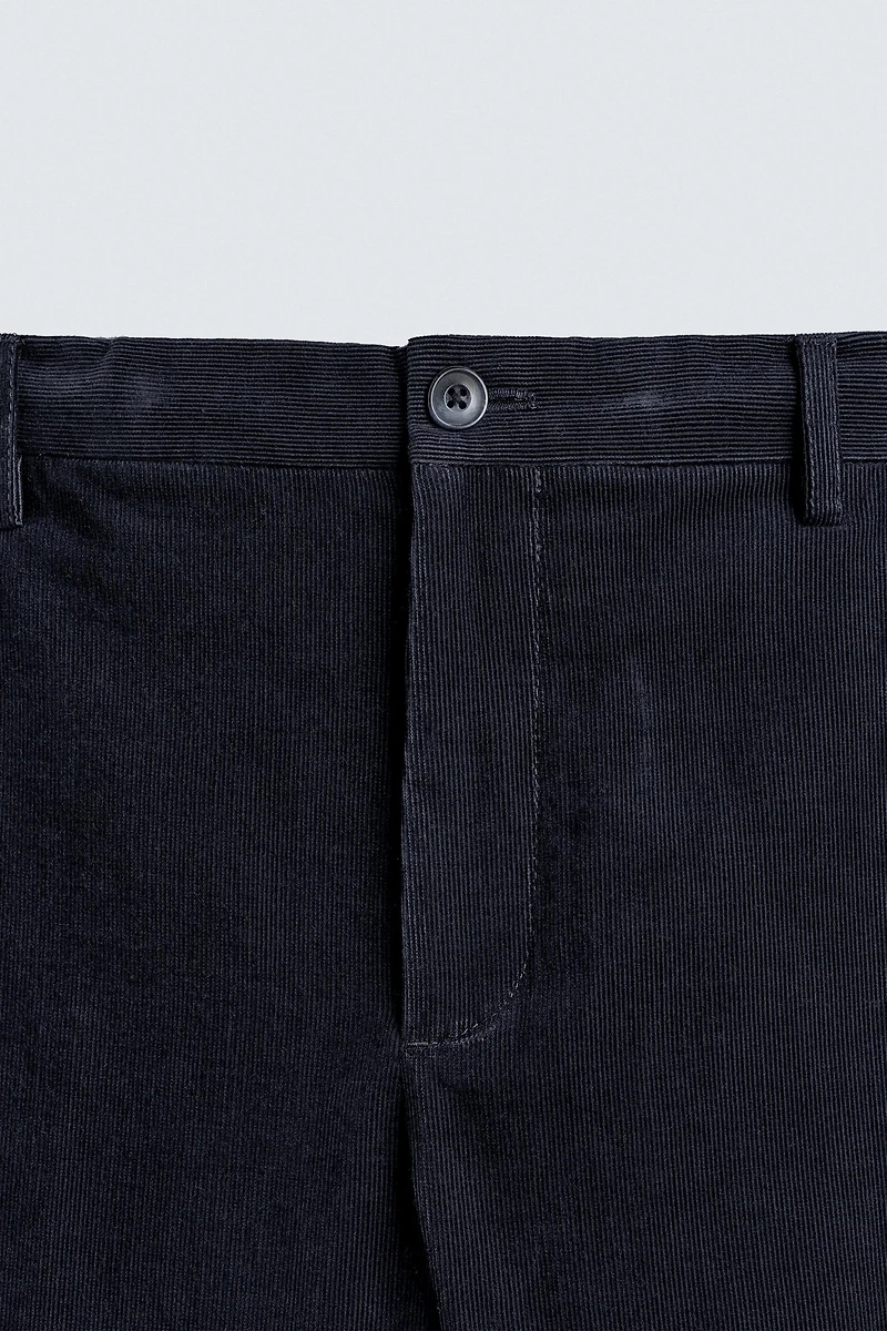 REGULAR FIT LIGHTWEIGHT CORDUROY PANTS
