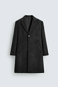 REGULAR FIT WOOL COAT