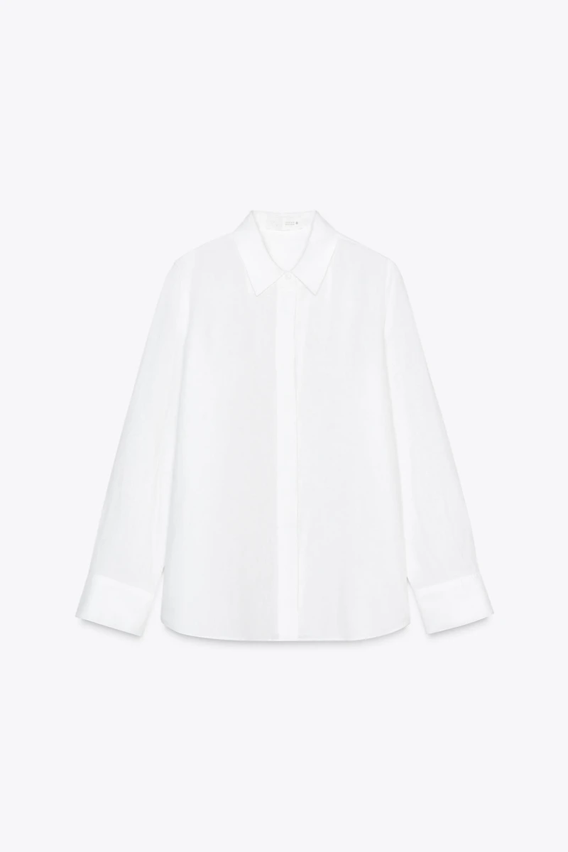 100% LINEN SHIRT ZW COLLECTION