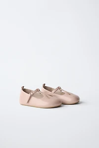 T-BAR BALLET FLATS