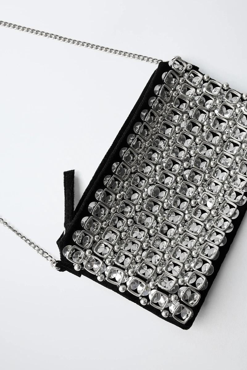 BEADED SHOULDER BAG