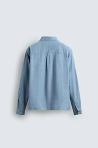 REGULAR FIT CHAMBRAY SHIRT