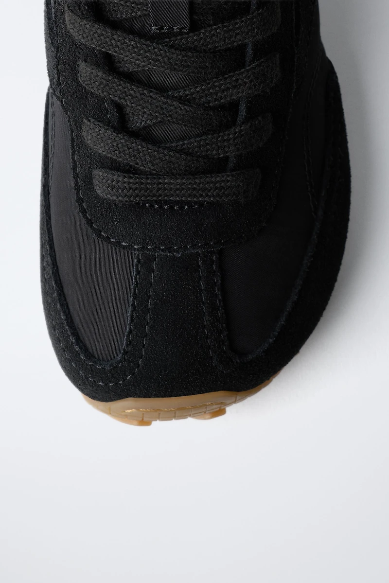 BOXING STYLE HIGH-TOP SNEAKERS