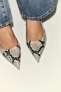 ANIMAL PRINT SLINGBACK SHOES