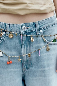 METAL CHARM BELT