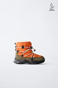 WATER REPELLENT QUILTED SNOW BOOTS