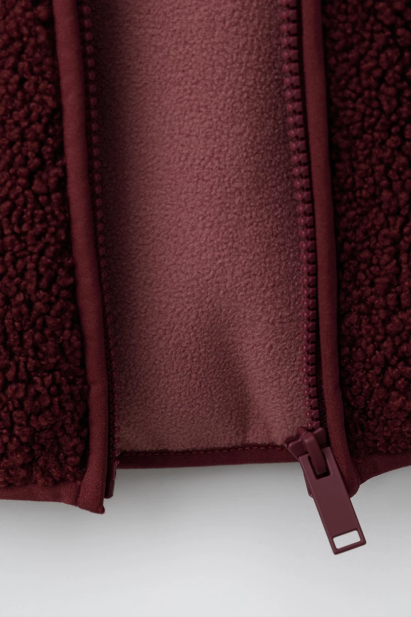 HOODED FLEECE JACKET