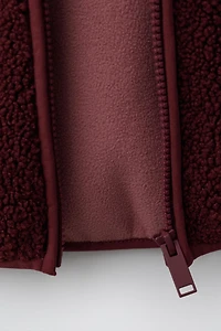 HOODED FLEECE JACKET