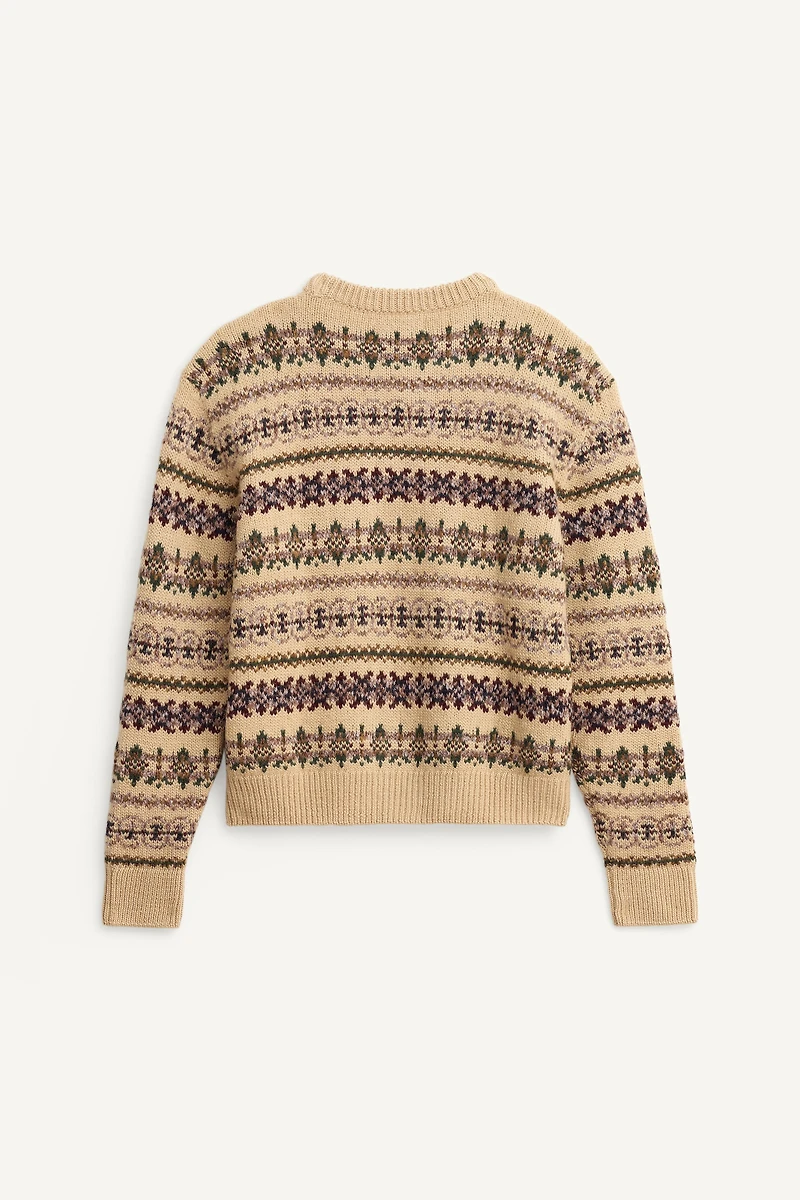 LIMITED EDITION GEOMETRIC JACQUARD SWEATER