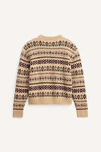 LIMITED EDITION GEOMETRIC JACQUARD SWEATER