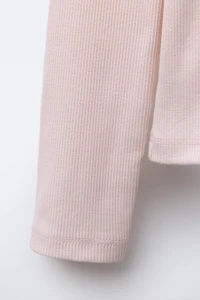 JEWELED RIB T-SHIRT