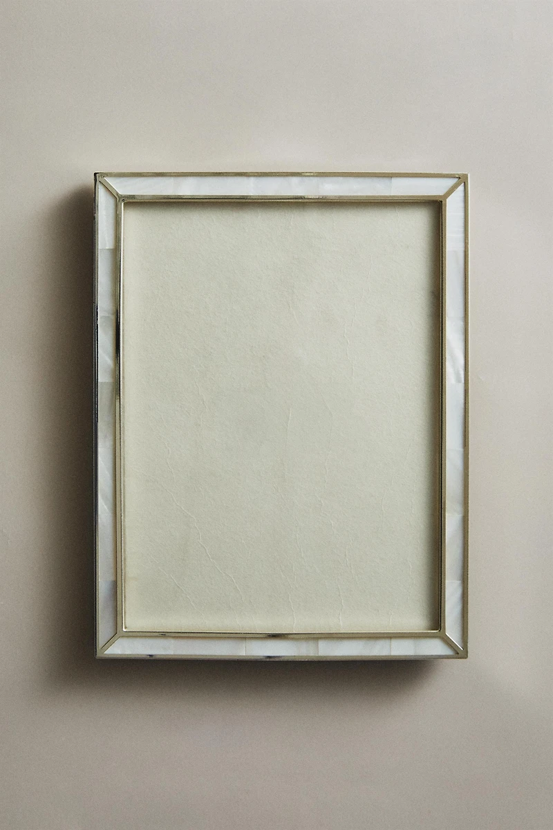 FINE-EDGE MOTHER-OF-PEARL PICTURE FRAME