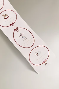RUBAN ADHÉSIF ÉTIQUETTES CADEAUX NOËL
