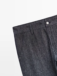 Lightweight relaxed fit jeans