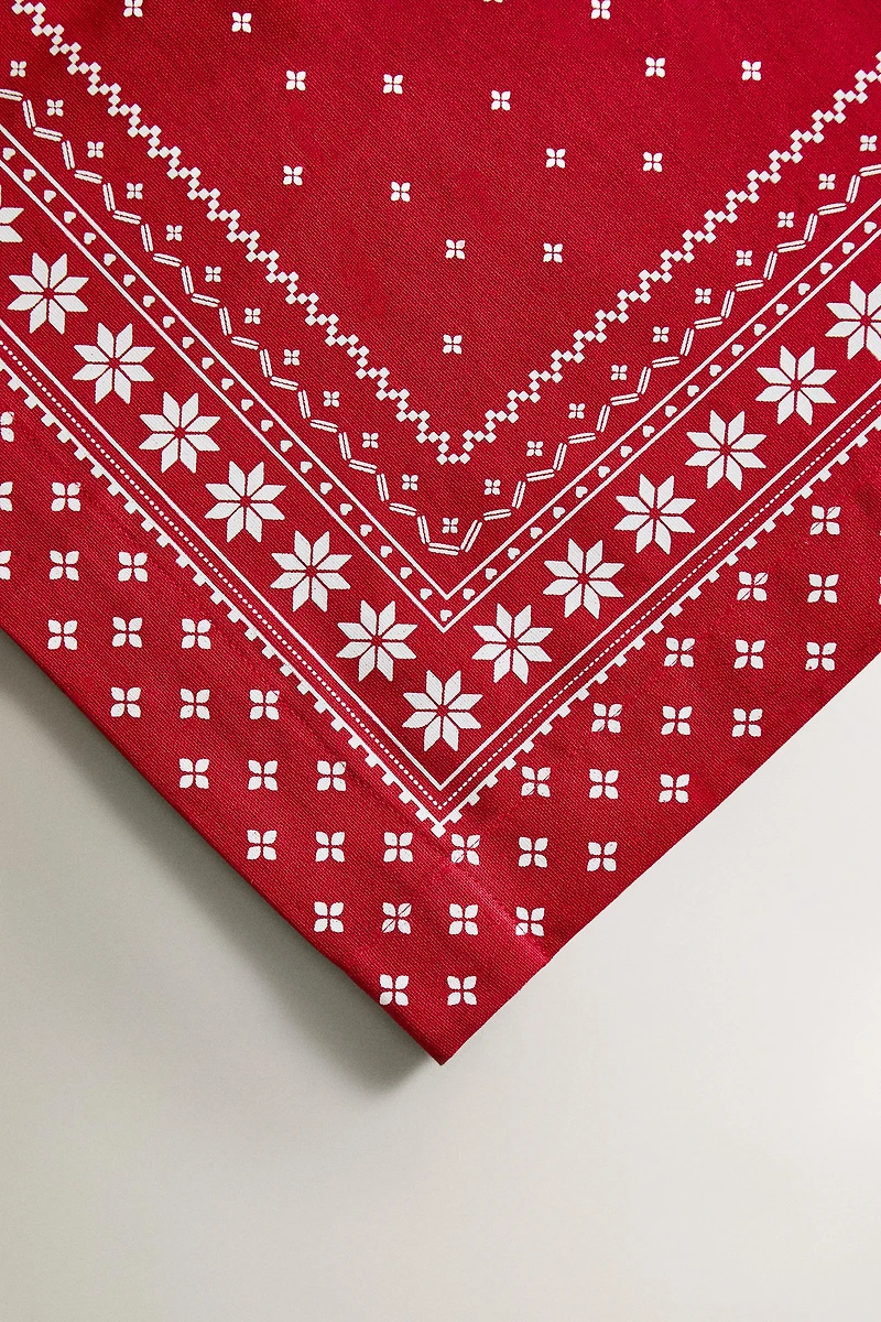 NAPPE COTON HIVER NOËL