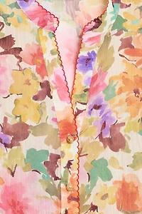 CHEMISE À IMPRIMÉ FLEURI