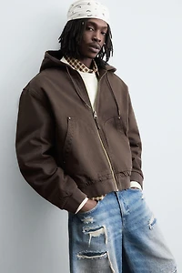 VESTE MATELASSÉE À CAPUCHE