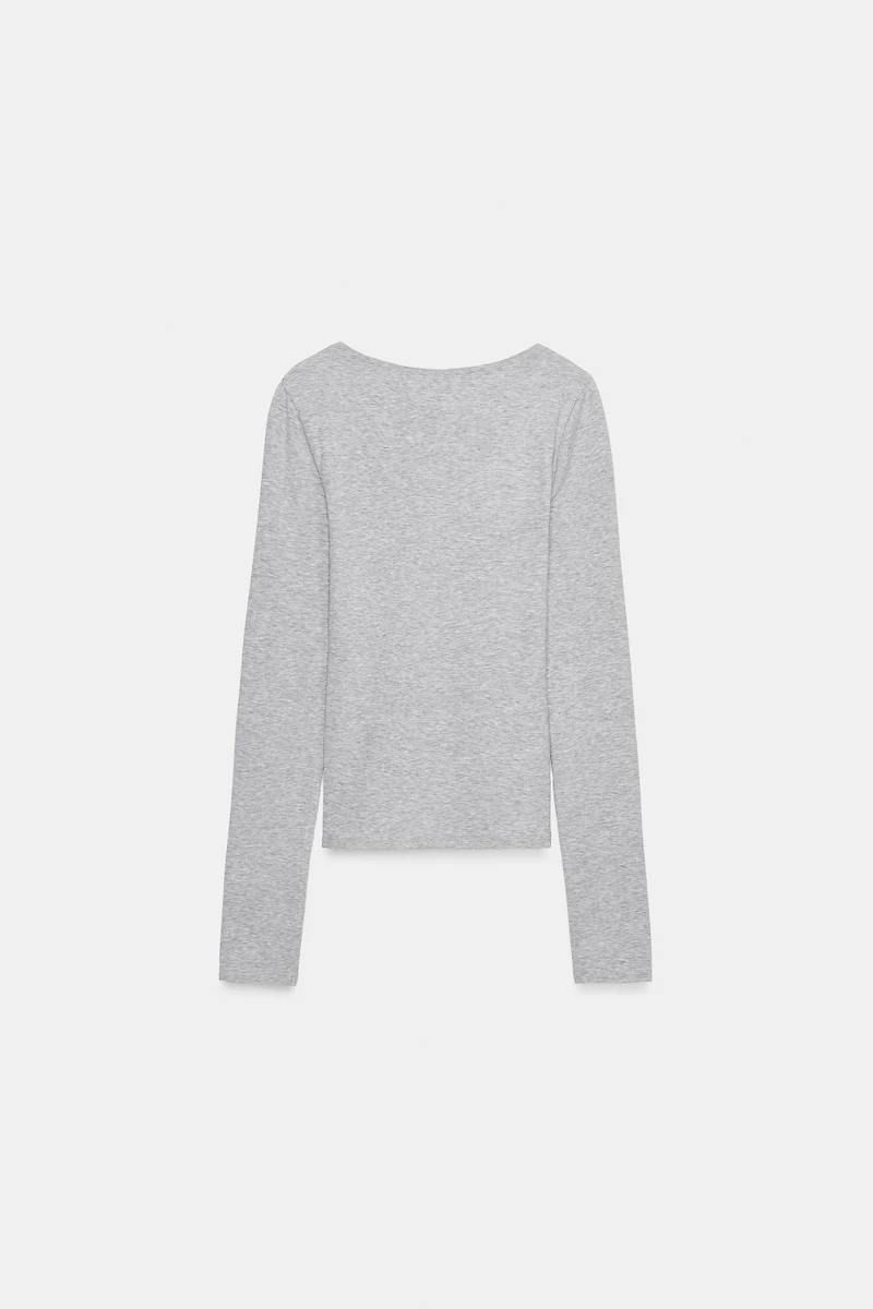 T-SHIRT À MANCHES LONGUES