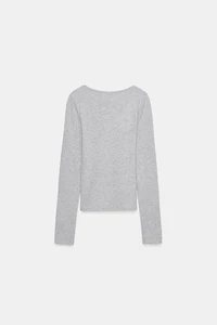 T-SHIRT À MANCHES LONGUES