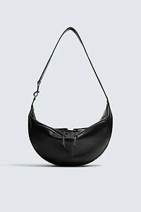 TOPSTITCHED SHOULDER BAG