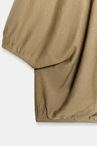 TOP EN MAILLE ASYMÉTRIQUE