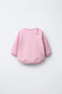 SWEAT PIÈCE EN VELOURS BOUCLÉ