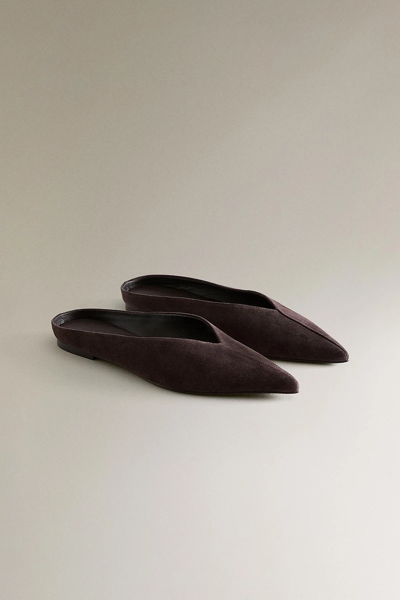 MULES BOUT CUIR