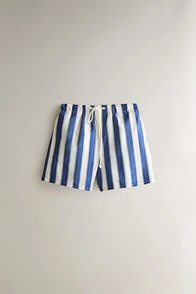 VERTICAL STRIPED BEACH SWIMSUIT